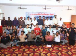 विपरीत परिस्थितियों में भी धैर्य बनाये रखना सिखाता है खेल – तरूण विजय