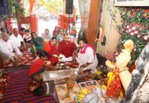 गणेश महोत्सव के सातवें दिन श्रद्धा-भक्ति में डूबा बालाजी मंदिर परिसर