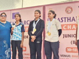 यागिनी पचार ने जीते चार पदक, जूनियर नेशनल के लिए राजस्थान टीम में चयन