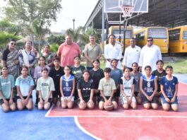 सब जूनियर नेशनल बास्केटबॉल प्रतियोगिता राजस्थान टीम का 10 दिवसीय प्रशिक्षण शिविर शुरू