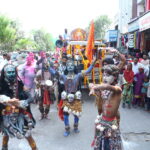 रंग-गुलाल और ढोल-नगाड़ों के बीच गणपति बप्पा को दी भावभीनी विदाई