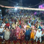 शिवानी मीणा व प्रियंका भाकर की जीत के लिए महिलाओं ने किया भजन-कीर्तन