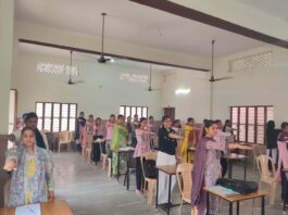 नशा मुक्त भारत अभियान के तहत छात्राओं ने ली नशा मुक्ति की शपथ