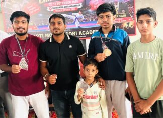 कराटे प्रतियोगिता में हनुमानगढ़ के खिलाड़ियों का शानदार प्रदर्शन