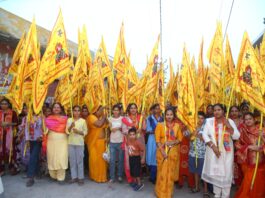 निशान यात्रा में श्याम भक्तों ने दिखाया उत्साह, भक्तिमय बना माहौल