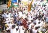 वोट चोरी’ के मुद्दे पर कांग्रेस का जोरदार प्रदर्शन, ज्ञानेश कुमार का पुतला फूंका