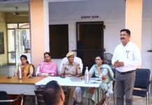 मानसिक स्वास्थ्य माह के तहत महिला थाना परिसर में तनाव प्रबंधन सत्र आयोजित