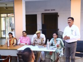 मानसिक स्वास्थ्य माह के तहत महिला थाना परिसर में तनाव प्रबंधन सत्र आयोजित