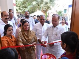 महात्मा गांधी विद्यालय में श्री अमरनाथ सेवा समिति ने कराया कमरे का निर्माण, विधायक ने किया उद्घाटन