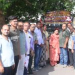 पल्लू धाम परिवार द्वारा पंचम मंगलपाठ महोत्सव का प्रचार रथ रवाना