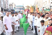 551 कलशों की भव्य शोभायात्रा के साथ श्री दुर्गा पूजा महोत्सव का आगाज