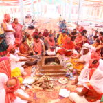 जंक्शन में 34वें दुर्गा पूजा महोत्सव के तहत हवन यज्ञ में दी पूर्णाहुति