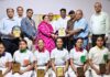 राष्ट्रीय समूह गान प्रतियोगिता में एसआरएम स्कूल की टीम रही विजेता