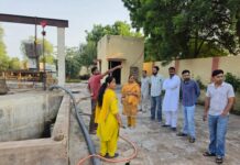 सभापति मंजू रणवां ने जंक्शन व टाउन के एसटीपी प्लांटों का किया औचक निरीक्षण