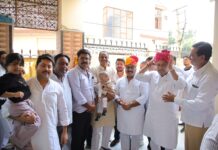 प्रदेशाध्यक्ष एम.डी. चोपदार का टाक मंजिल पर किया स्वागत, कांग्रेस को मजबूत करने का आह्वान