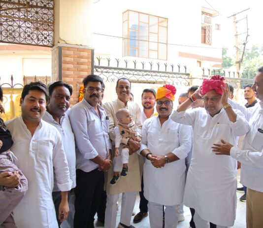 प्रदेशाध्यक्ष एम.डी. चोपदार का टाक मंजिल पर किया स्वागत, कांग्रेस को मजबूत करने का आह्वान